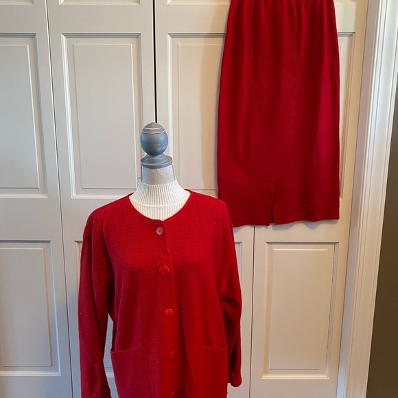 Vintage Adrienne Vittadini Sweater Skirt - Picture 3 of 4